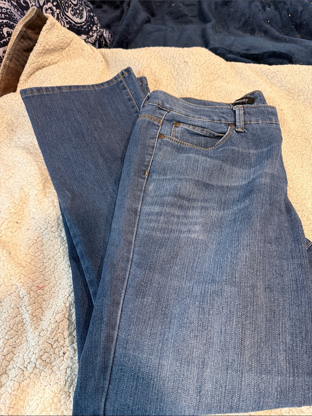 Relativity Women's Mid Blue Bootcut Jeans